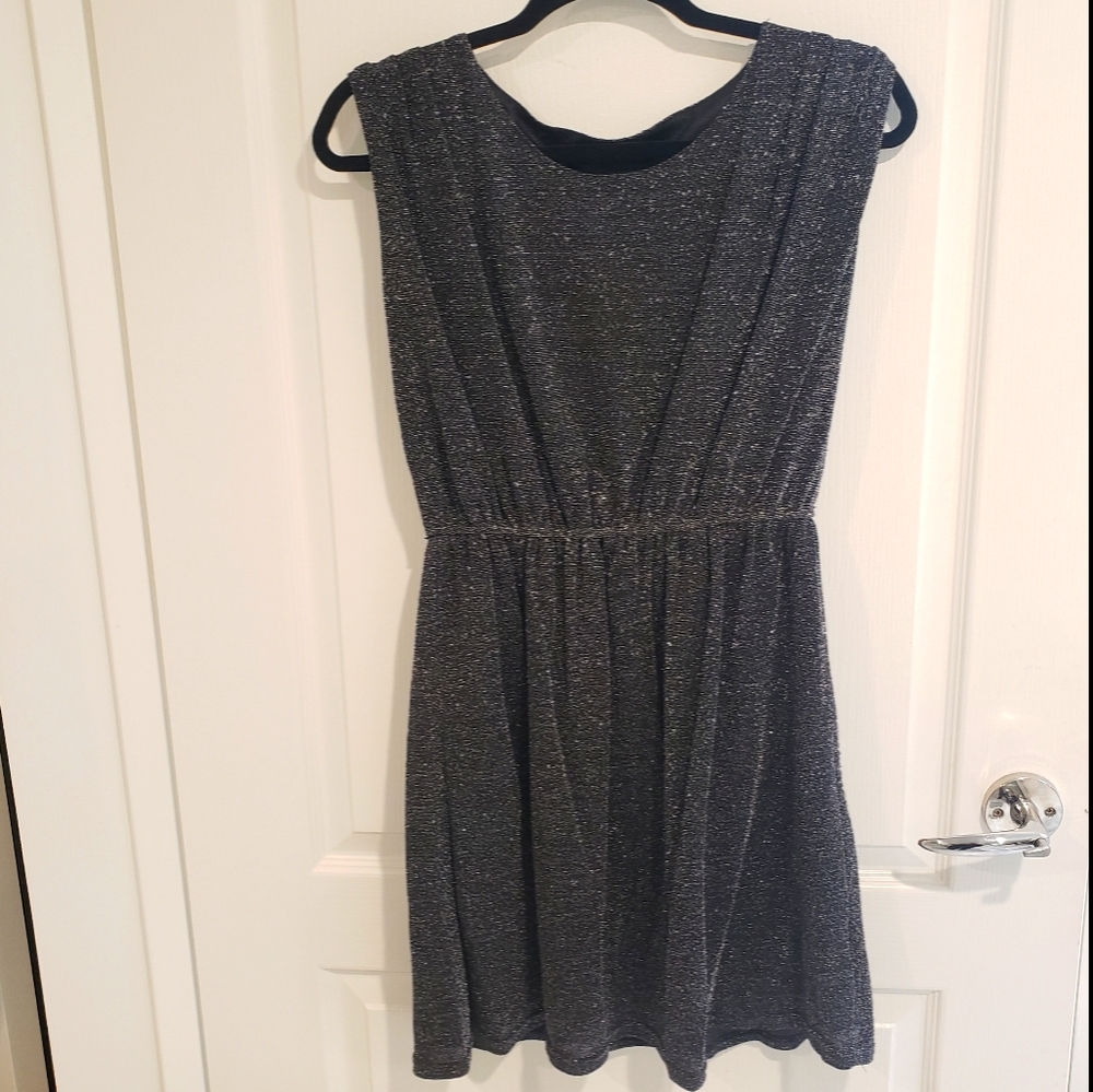 Dark grey dress with sparkles all over